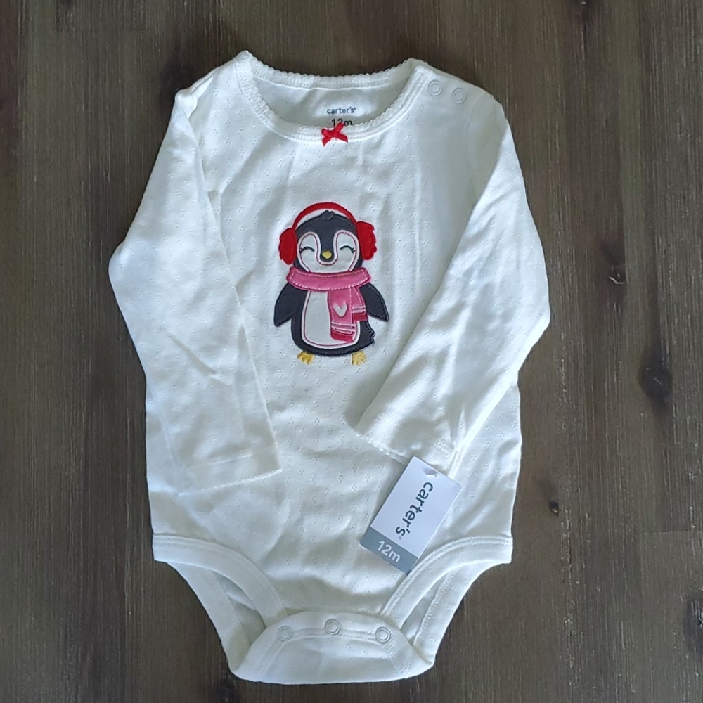 Long Sleeve Penguin Onesie